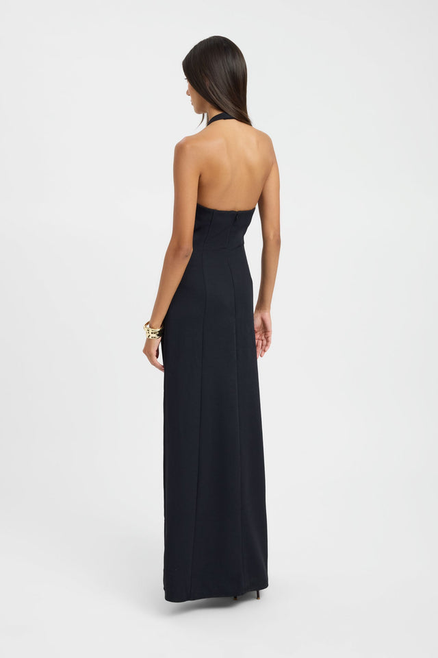 Oyster Low Cut Maxi Dress