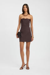 Ariel Strapless Lace Mini Dress