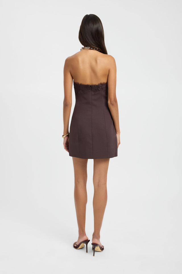Ariel Strapless Lace Mini Dress