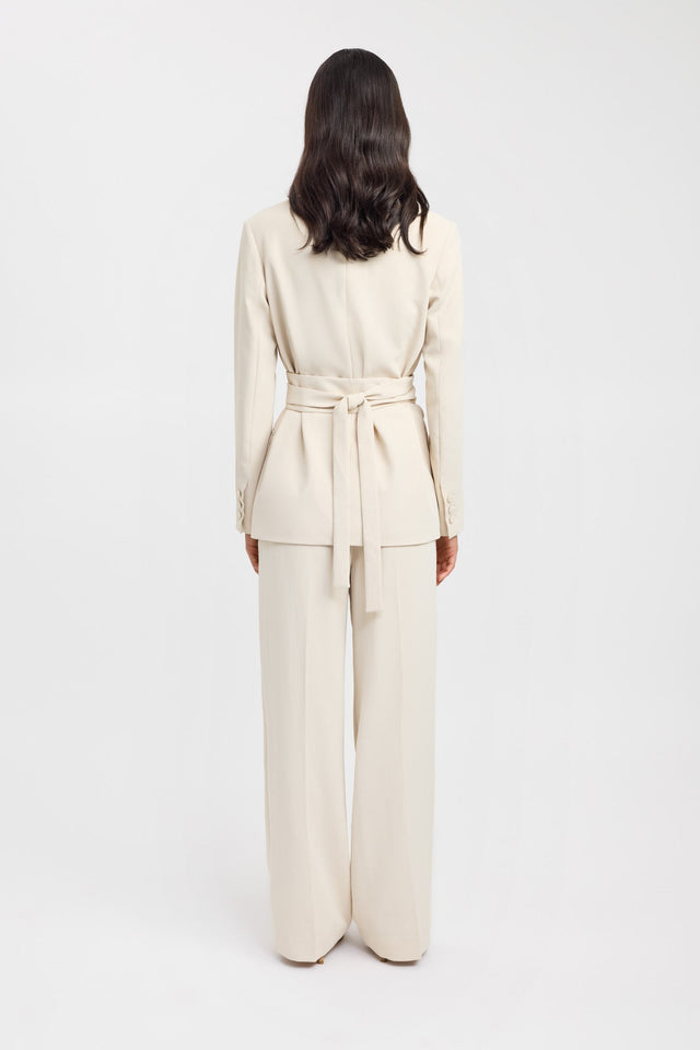 back Opal Blazer Kookai Long sleeve Blazer Full length brown womens-coats-and-jackets 