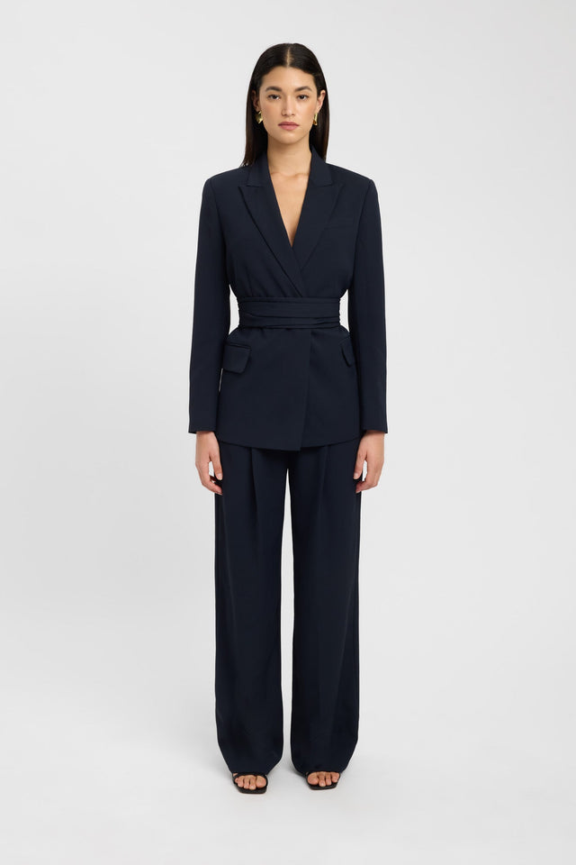 side Opal Blazer Kookai Long sleeve Blazer Full length brown womens-coats-and-jackets 