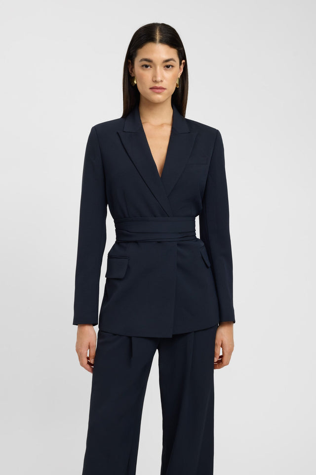 front Opal Blazer Kookai Long sleeve Blazer Full length womens-coats-and-jackets 