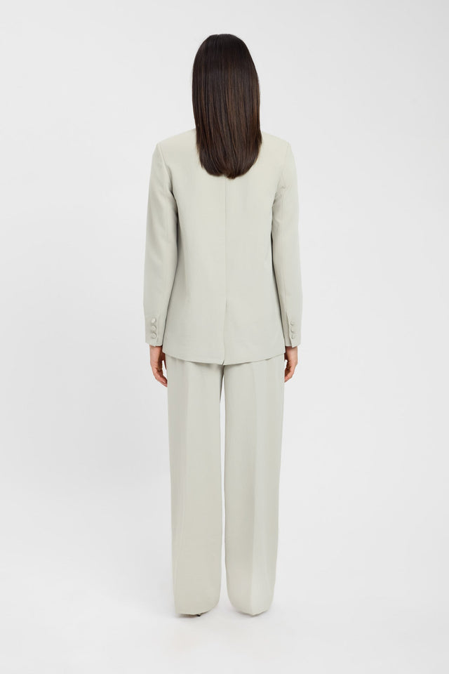 back Opal Blazer Kookai Long sleeve Blazer Full length grey womens-coats-and-jackets 
