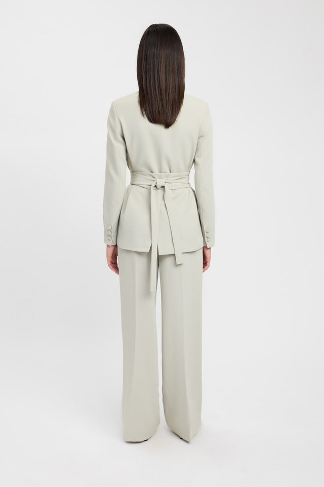 back Opal Blazer Kookai Long sleeve Blazer Full length grey womens-coats-and-jackets 