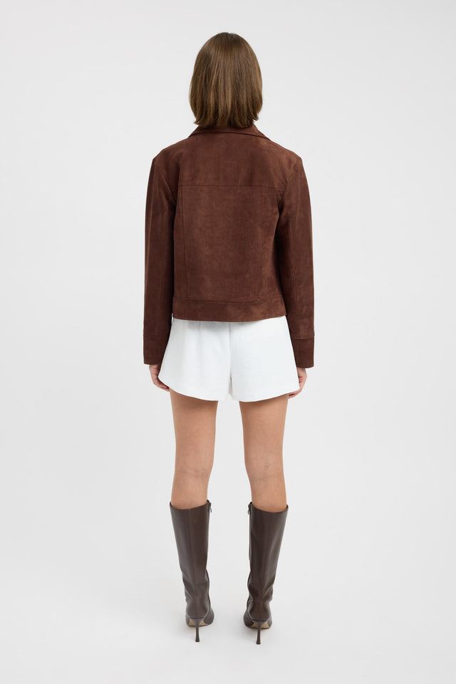 back Suki Jacket Kookai Long sleeve Regular Regular brown womens-coats-and-jackets 