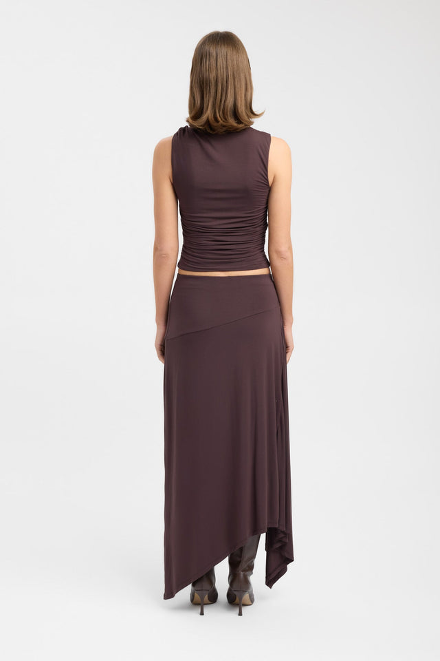 Ziah Top Kookai Fitted Highneck Sleeveless Womens-Blouse 