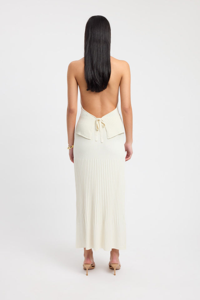 front Serah Maxi Skirt Kookai Straight Maxi white womens-skirts 