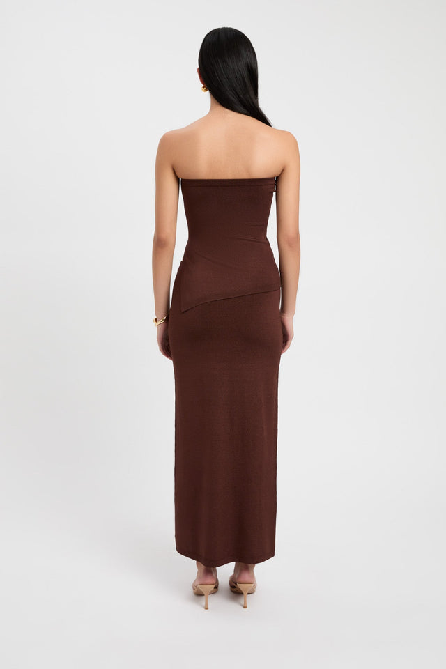 front Isla Maxi Skirt Kookai Hi-lo Maxi white womens-skirts 