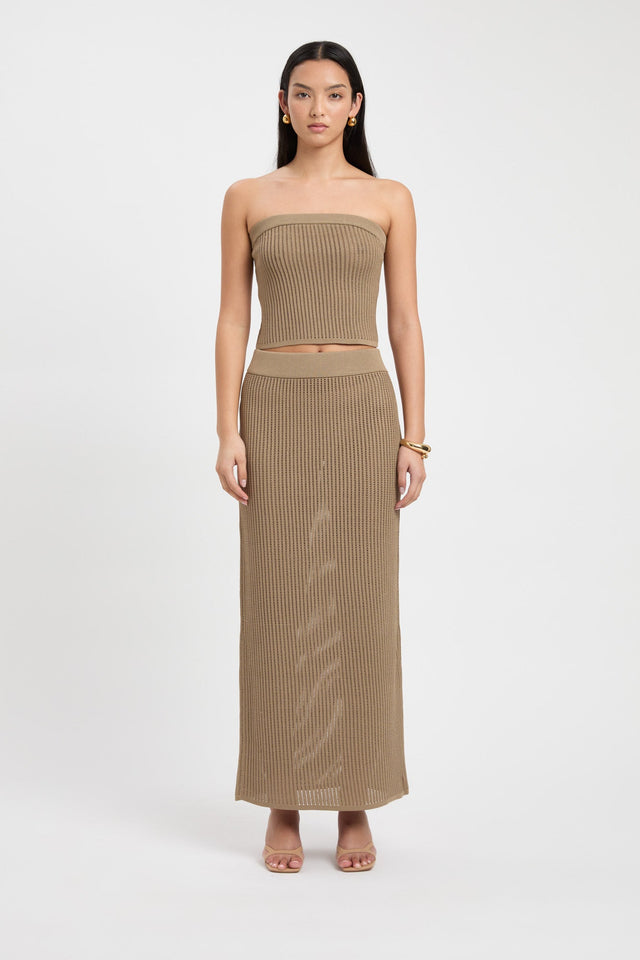 product Cairo Strapless Top Kookai Fitted Squareneck Sleeveless Womens-Blouse 