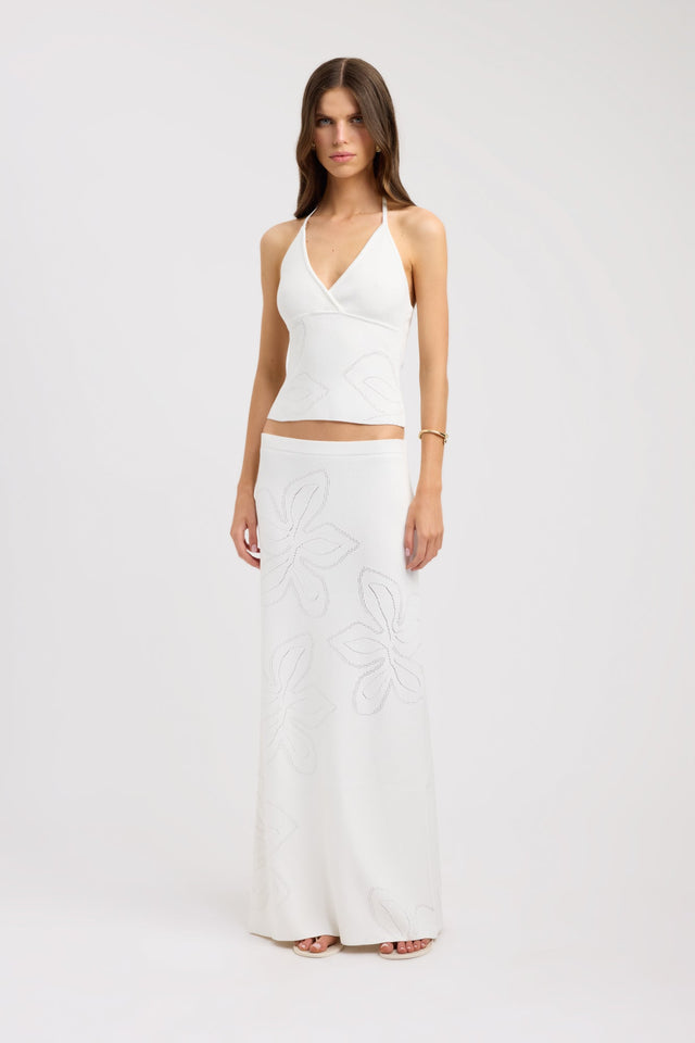 front Cancun Maxi Skirt Kookai Straight Maxi womens-skirts 