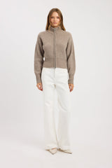 Irina Zip Cardigan