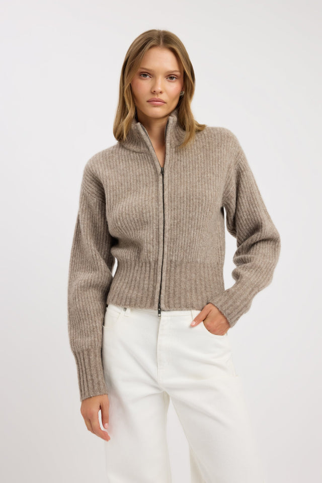 Irina Zip Cardigan