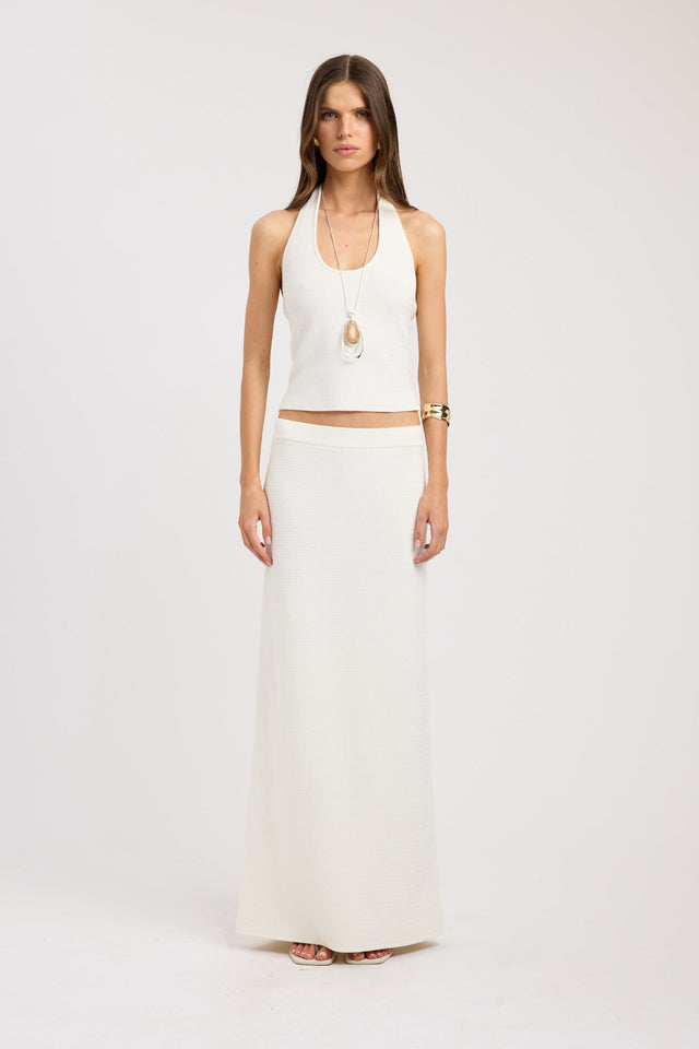 side Florida Tank Kookai Fitted Scoopneck Sleeveless Womens-Blouse 