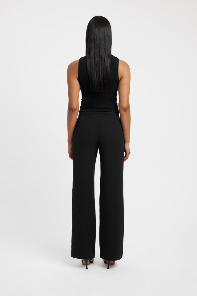 front Alpha Low Rise Pant Kookai Wide-leg High-rise white womens-regular-pants 