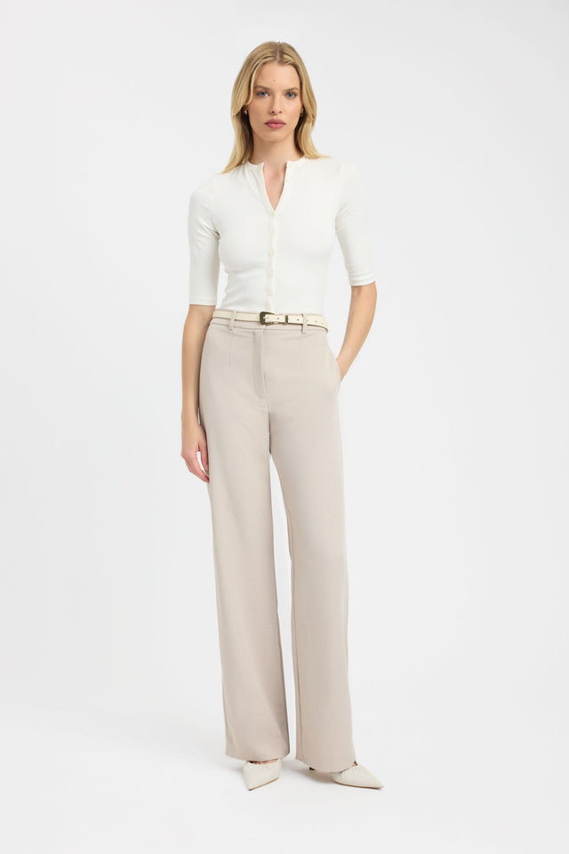 front Ariel Straight Leg Pant Kookai relaxed High-rise womens-regular-pants 