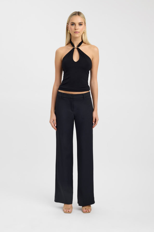 front Ariel Low Rise Pant Kookai Wide-leg High-rise white womens-regular-pants 