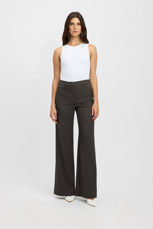 product Bergen Wide Leg Pant Kookai Wide-leg High-rise grey womens-regular-pants 