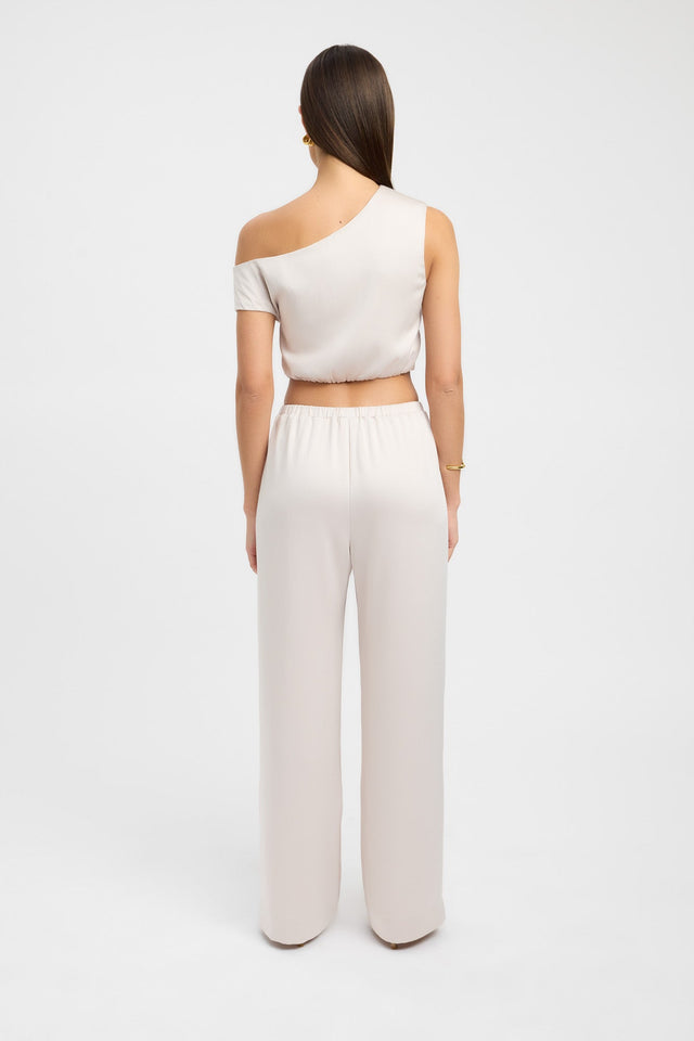 front Milan Wide Leg Pant Kookai Wide-leg High-rise white womens-regular-pants 