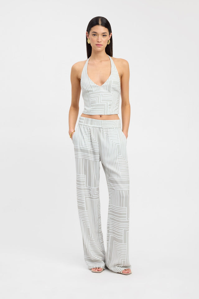 product Maise Wide Leg Pant Kookai Cargo High-rise white womens-regular-pants 