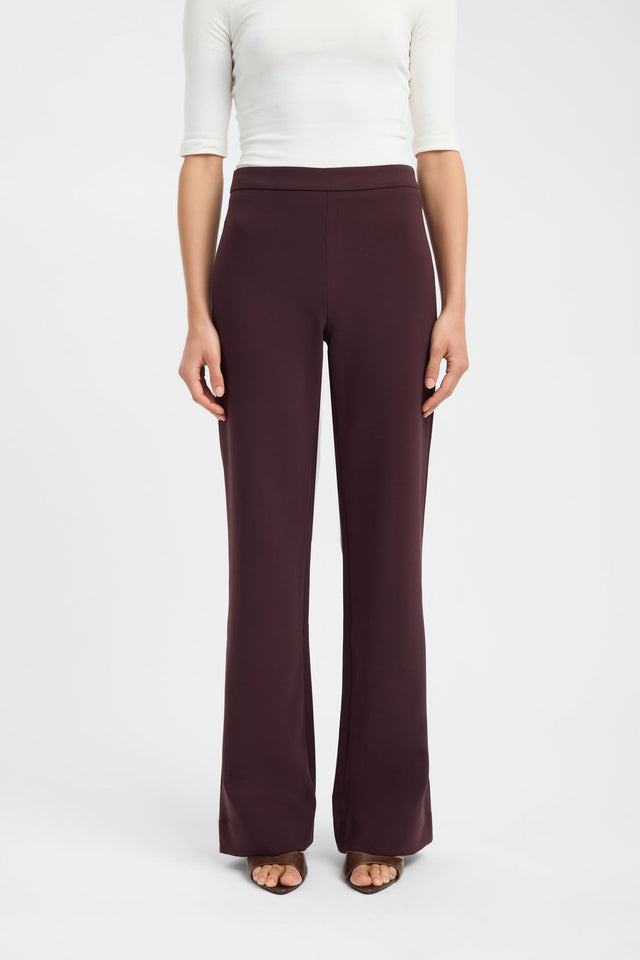 side Alto Long Flare Pants Kookai Regular High-rise womens-regular-pants 