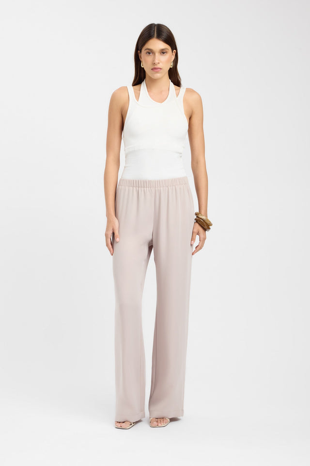 front Maria Elastic Pant Kookai Wide-leg High-rise black womens-regular-pants 