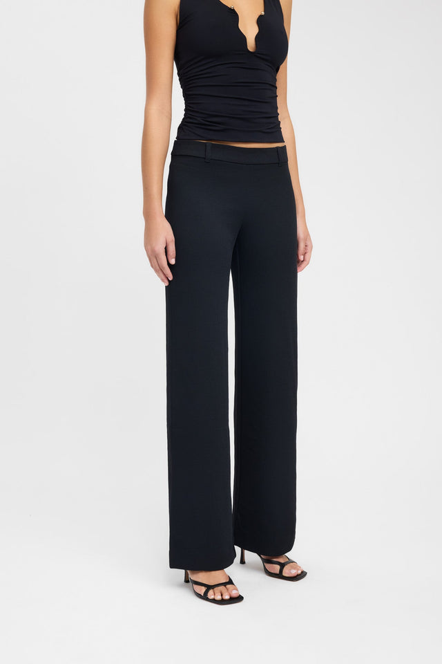 product Oyster Core Low Rise Pant Kookai Wide-leg Low-rise black womens-regular-pants 