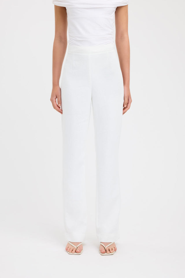 side Ariel Pants Kookai Regular High-rise grey womens-regular-pants 