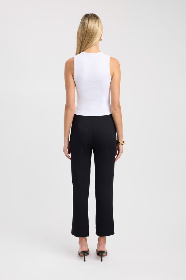 back Oyster Core Pant Kookai Regular High-rise black womens-regular-pants 