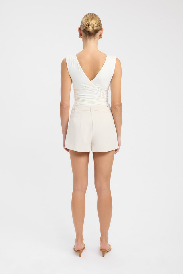 back Opal Tailored Short Kookai High-rise Relaxed womens-shorts 