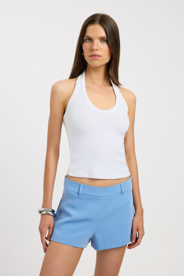 front Oslo Micro Short Kookai Mid-rise Fitted womens-shorts 