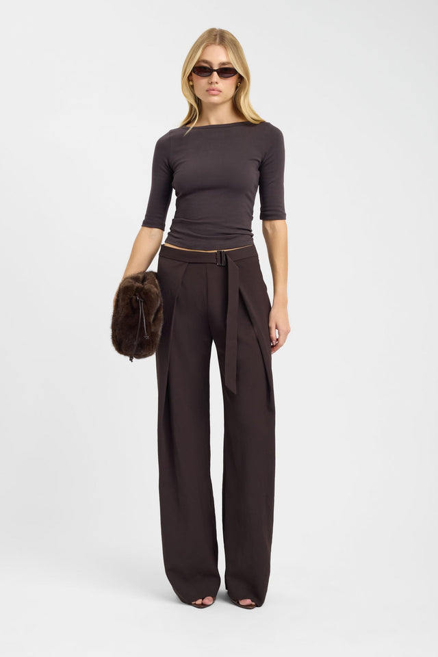 front Opal D Ring Pant Kookai Wide-leg High-rise womens-regular-pants 