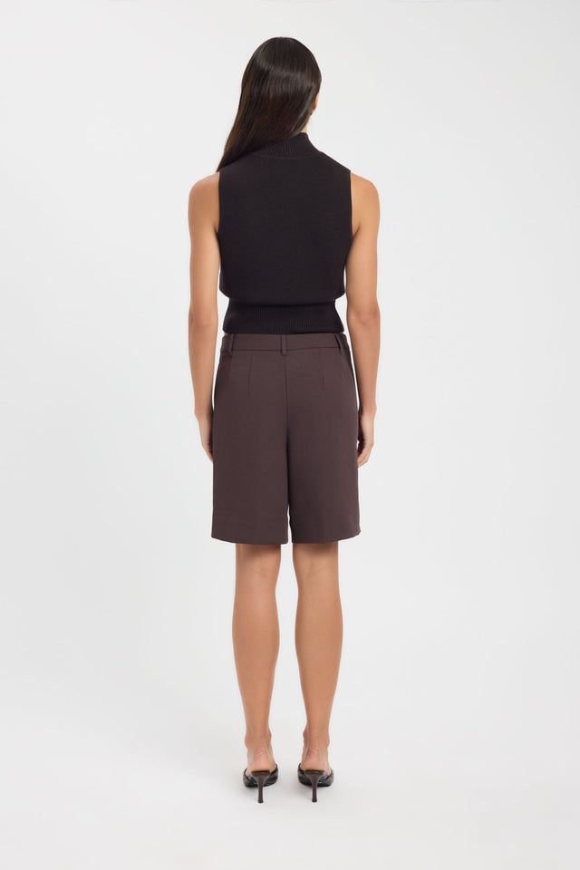 back Ariel Low Rise Bermuda Short Kookai High-rise Relaxed womens-shorts 