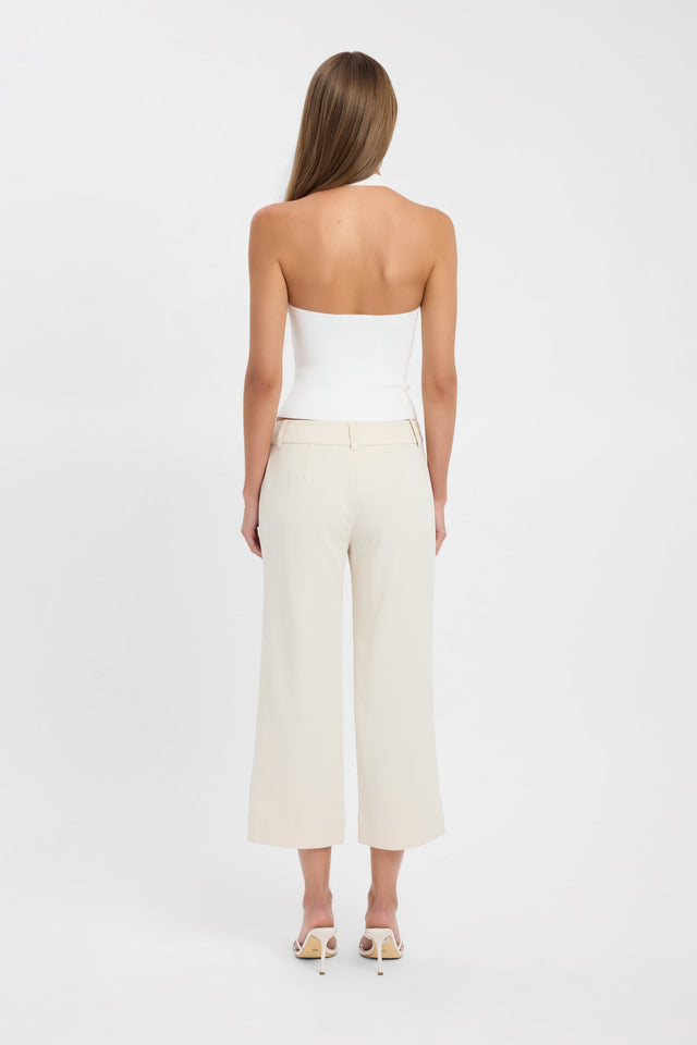 Opal Pin Tuck Capri