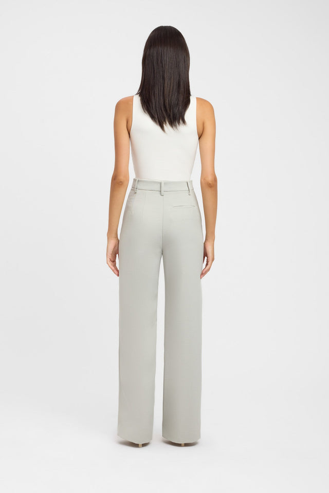 back Ariel Straight Leg Pant Kookai Wide-leg High-rise grey womens-regular-pants 