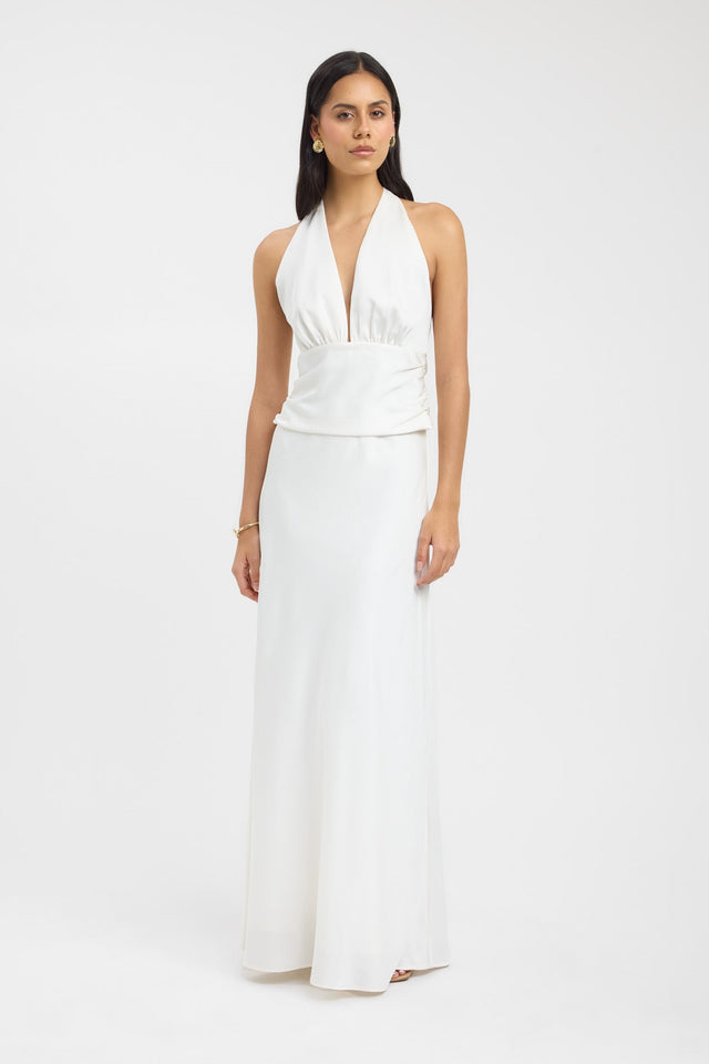 side Palermo Maxi Skirt Kookai Straight Maxi womens-skirts 