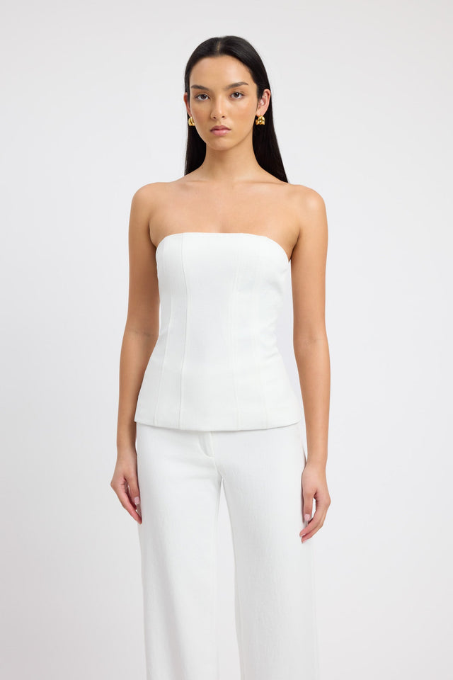 product Ariel Corset Kookai Fitted Asymmetry Sleeveless Womens-Blouse 