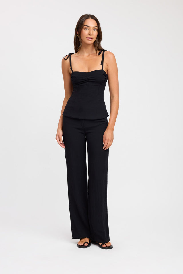 product Hayman Tie Strap Top Kookai Fitted Thin strap white womens-singlets 