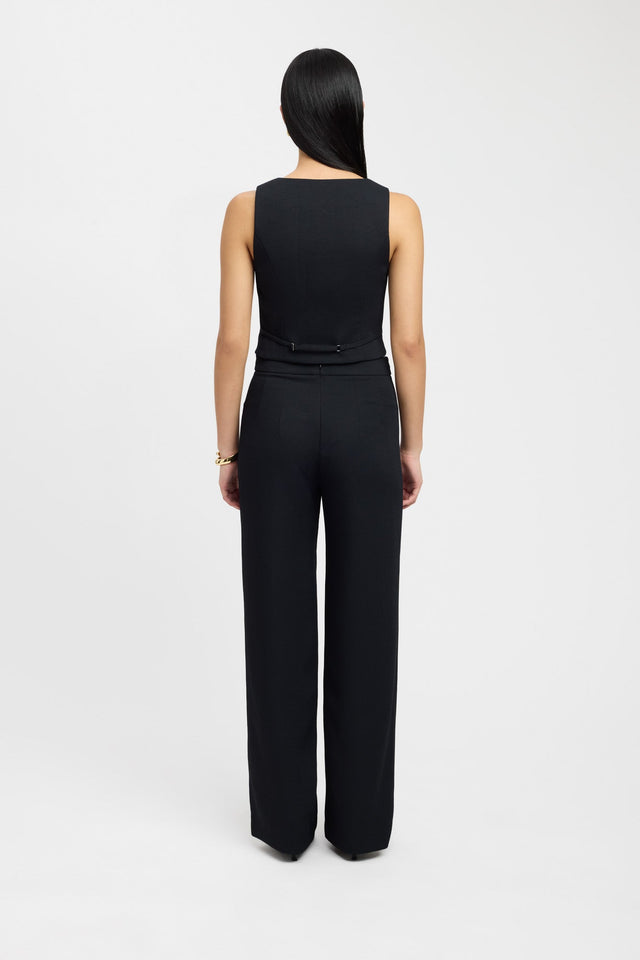 product Oyster Deep Vee Vest Kookai Fitted V-neck Sleeveless Womens-Blouse 