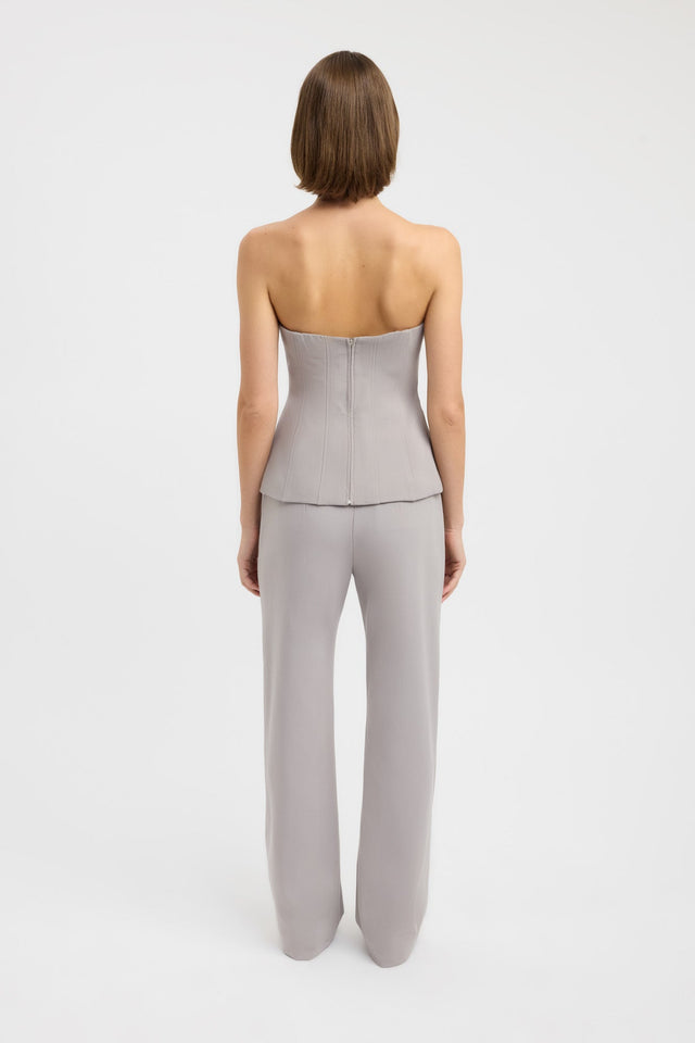 back Erika Corset Kookai Fitted Straight Sleeveless Womens-Blouse 