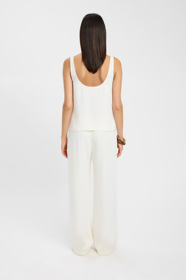 back Maria Cami Kookai Relaxed Plungeneck Sleeveless Womens-Blouse 