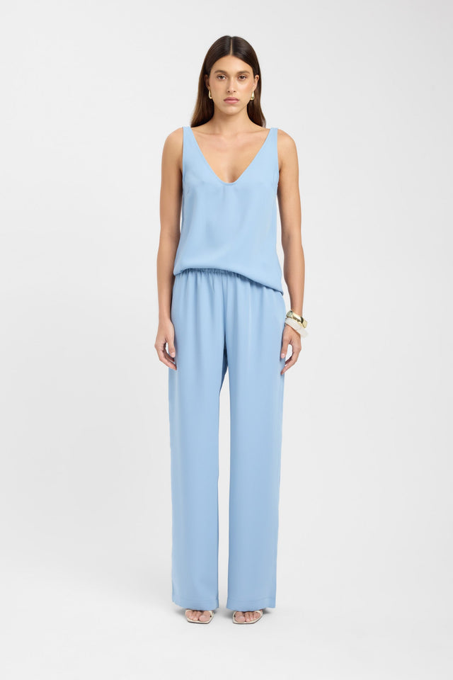 side Maria Cami Kookai Relaxed Plungeneck Sleeveless Womens-Blouse 