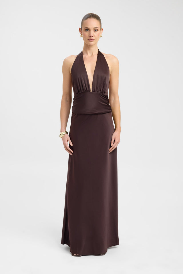 side Palermo Maxi Skirt Kookai Straight Maxi womens-skirts 