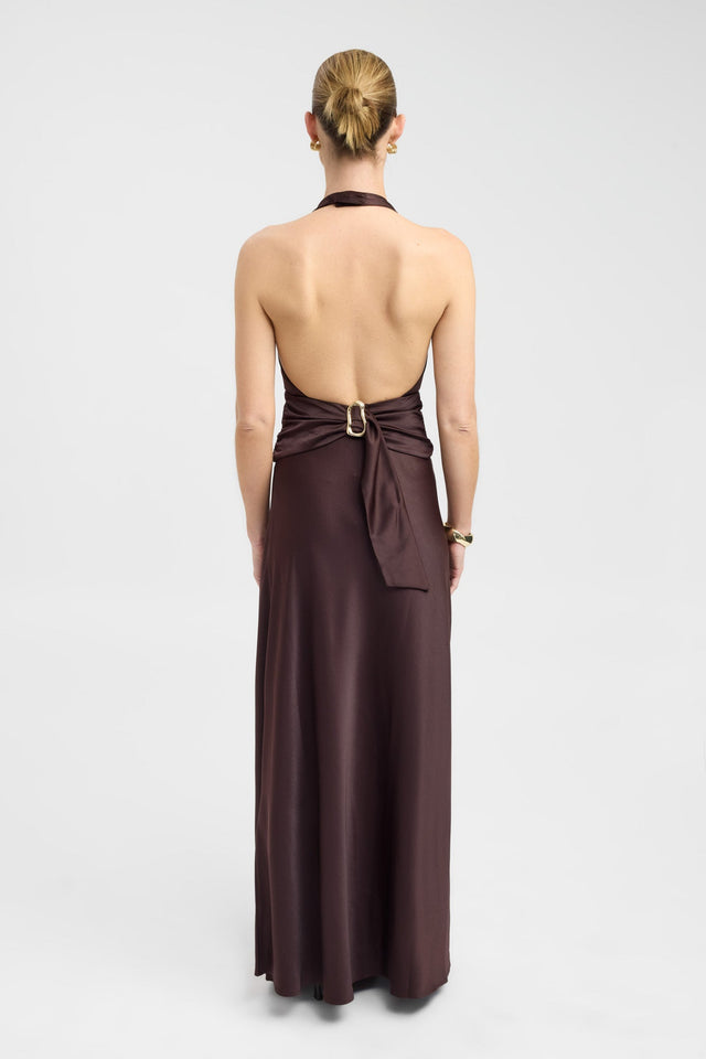 back Palermo Maxi Skirt Kookai Straight Maxi womens-skirts 