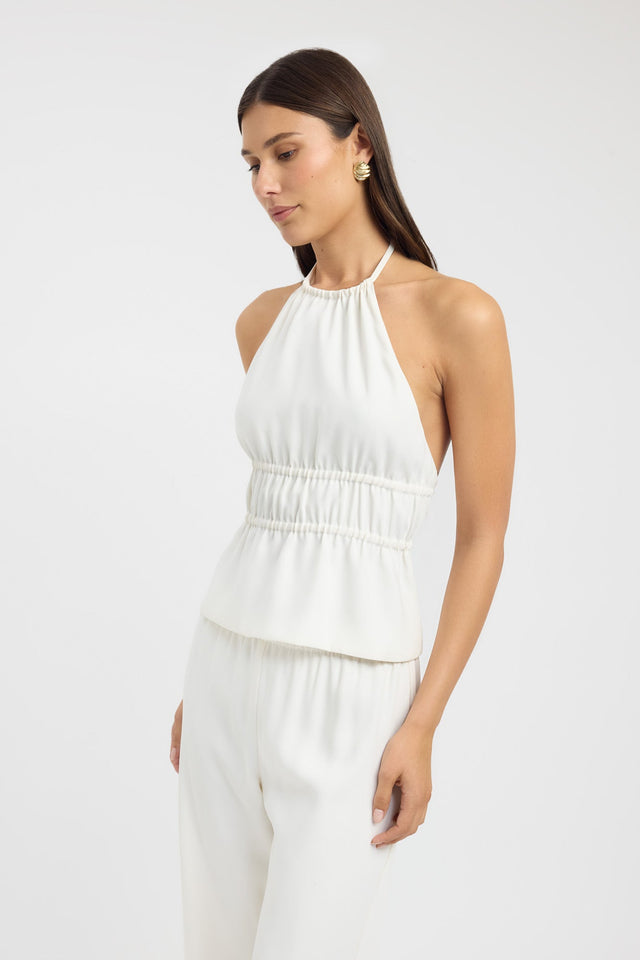 Maria Gathered Halter Top