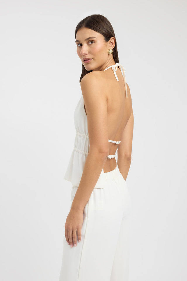 Maria Gathered Halter Top