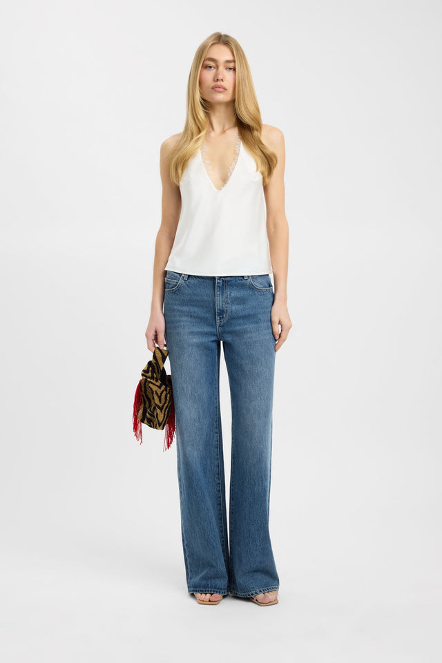 Palermo Lace Vee Neck Top