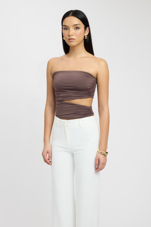 product Cece Strapless Top Kookai Fitted Straight Sleeveless Womens-Blouse 