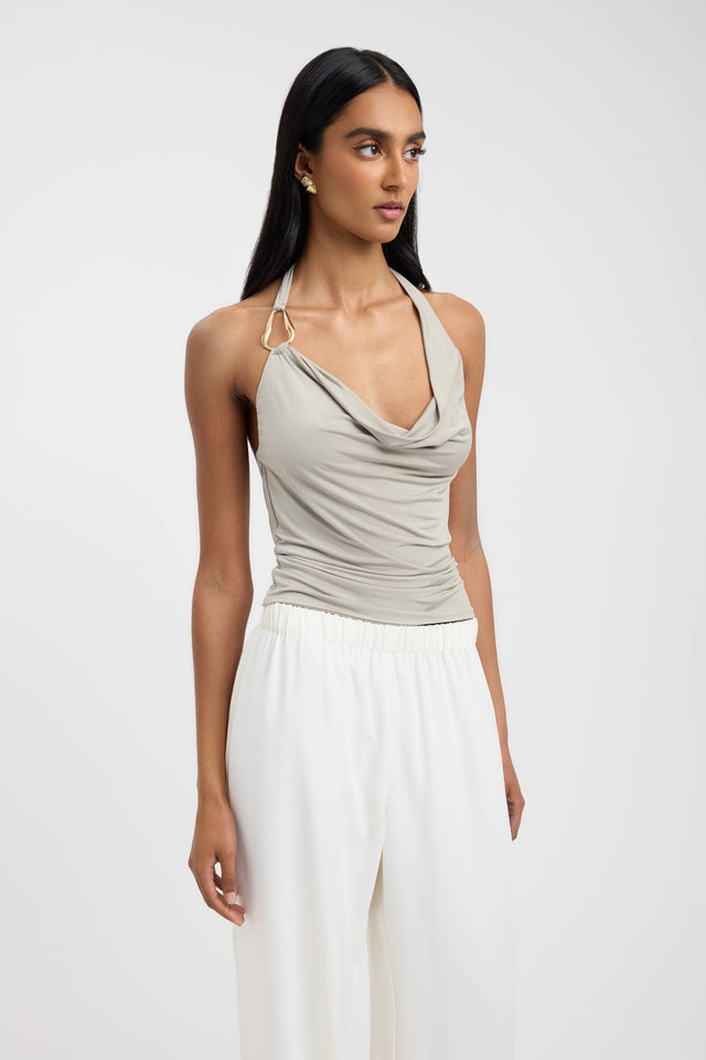 Char Cowl Top