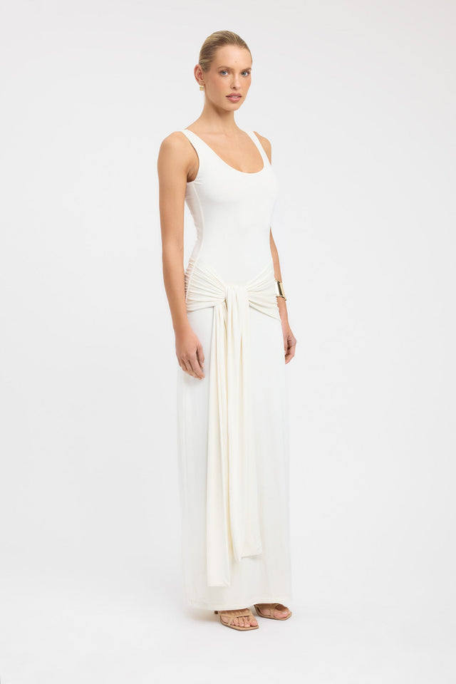 side Shara Maxi Dress Kookai Bodycon Maxi Fitted Scoopneck womens-dresses 