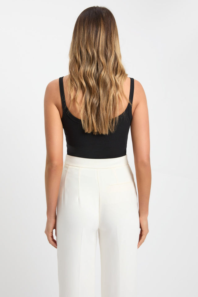 product Ciao Tank Kookai Relaxed Thick strap Scoop white womens-singlets 